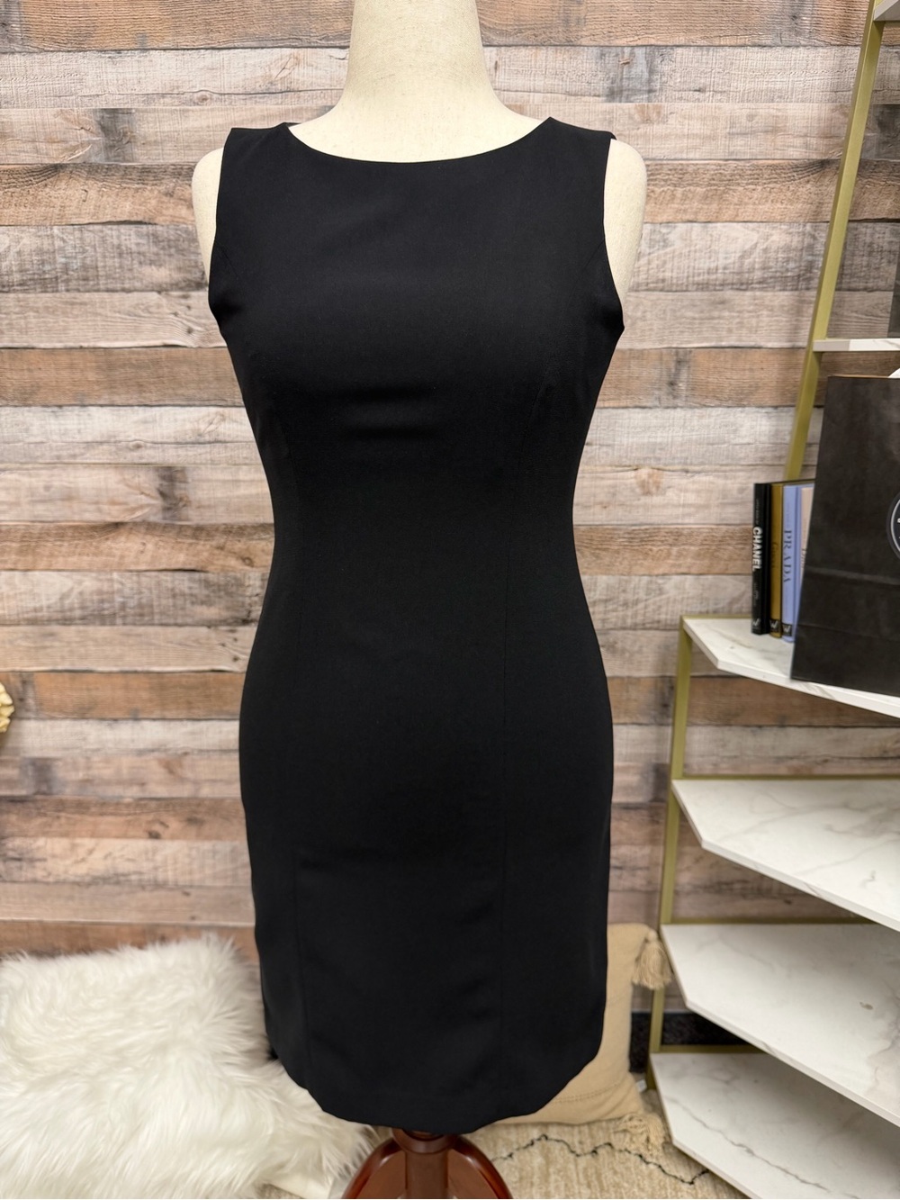 Emma James Black Sleeveless Sheath Dress 6